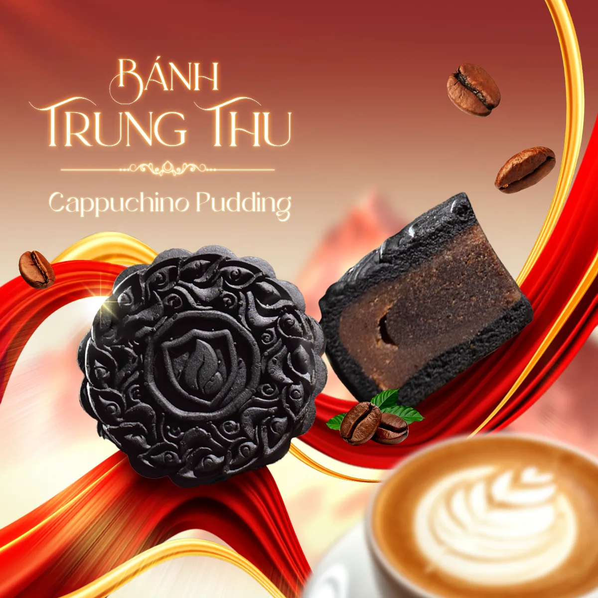 Bánh Cappuccino Pudding