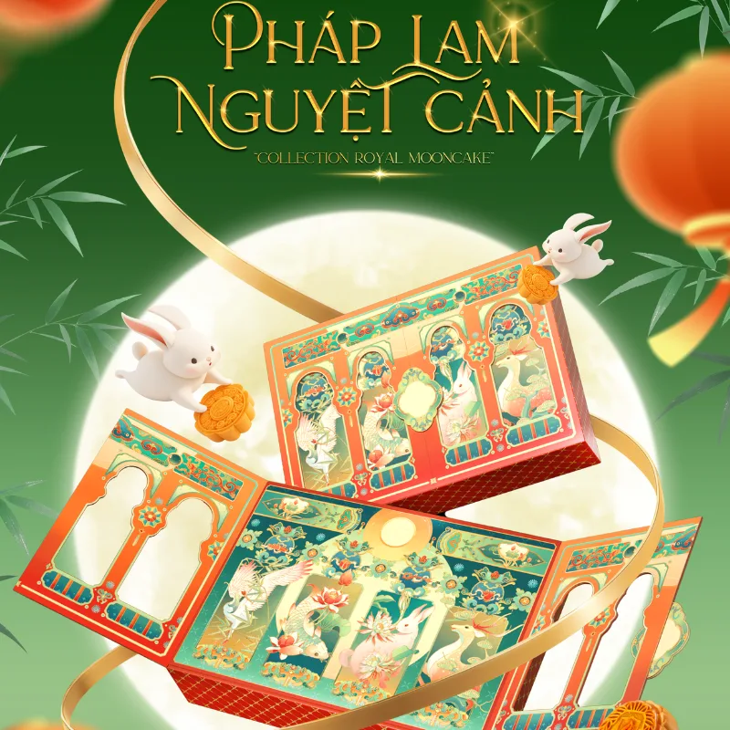 Pháp Lam Nguyệt Cảnh — 4 Bánh 1 Trà